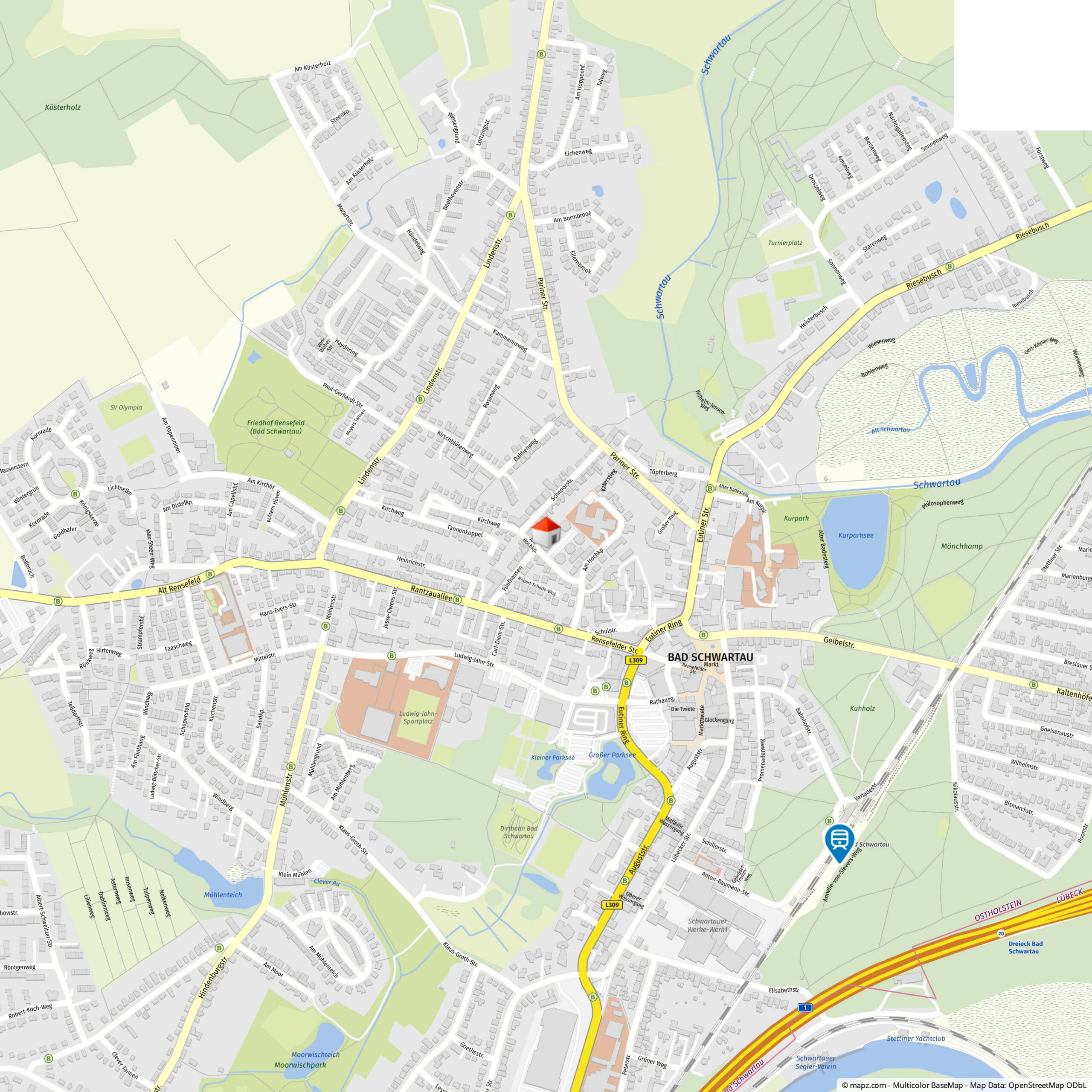 Geolyzer Kartenausschnitt