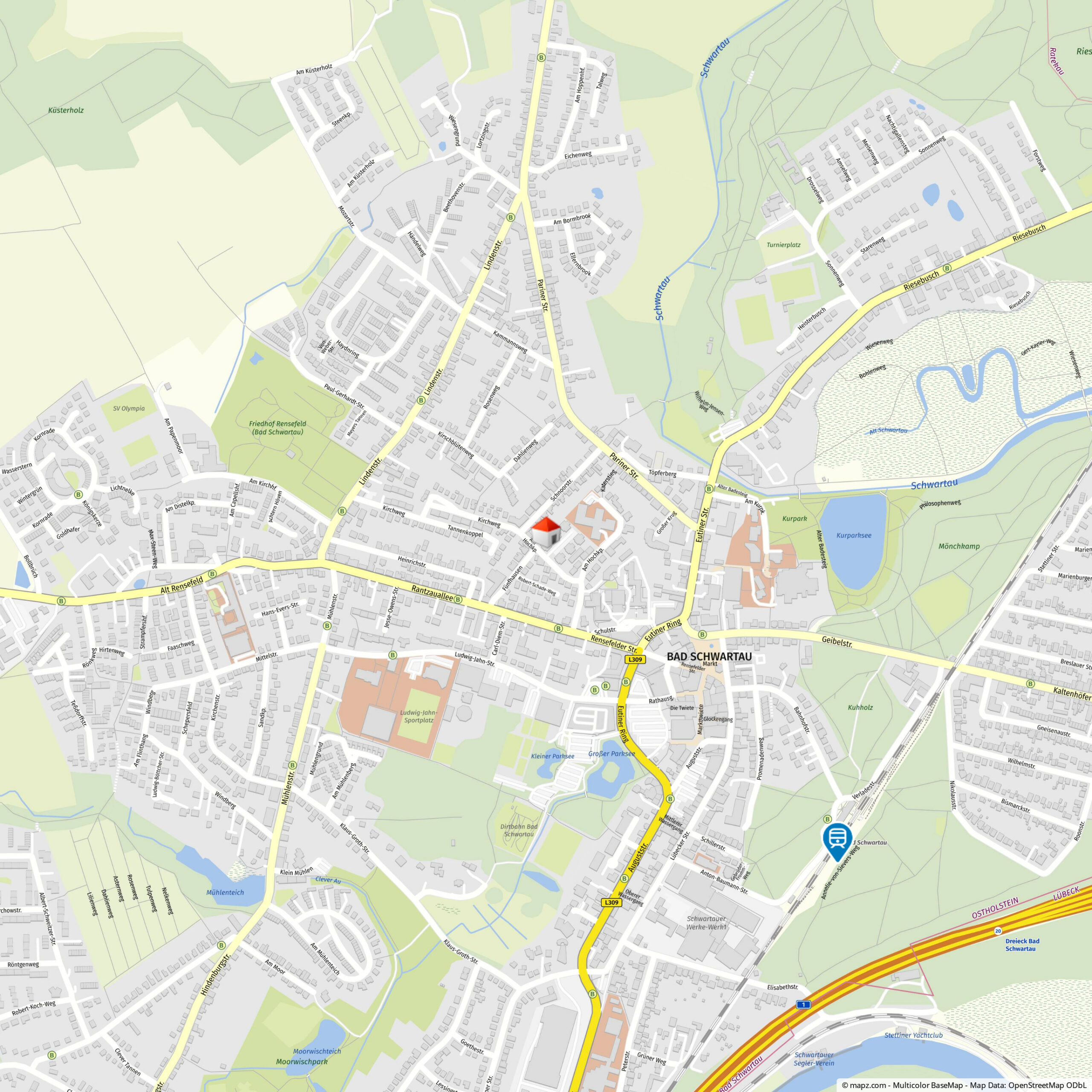 Geolyzer Kartenausschnitt