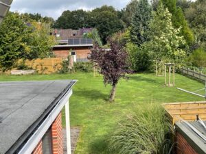 Blick vom Balkon