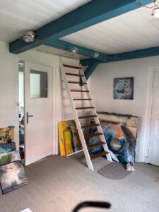 Treppe zum Dachboden